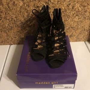 Madden Girl lace up heels